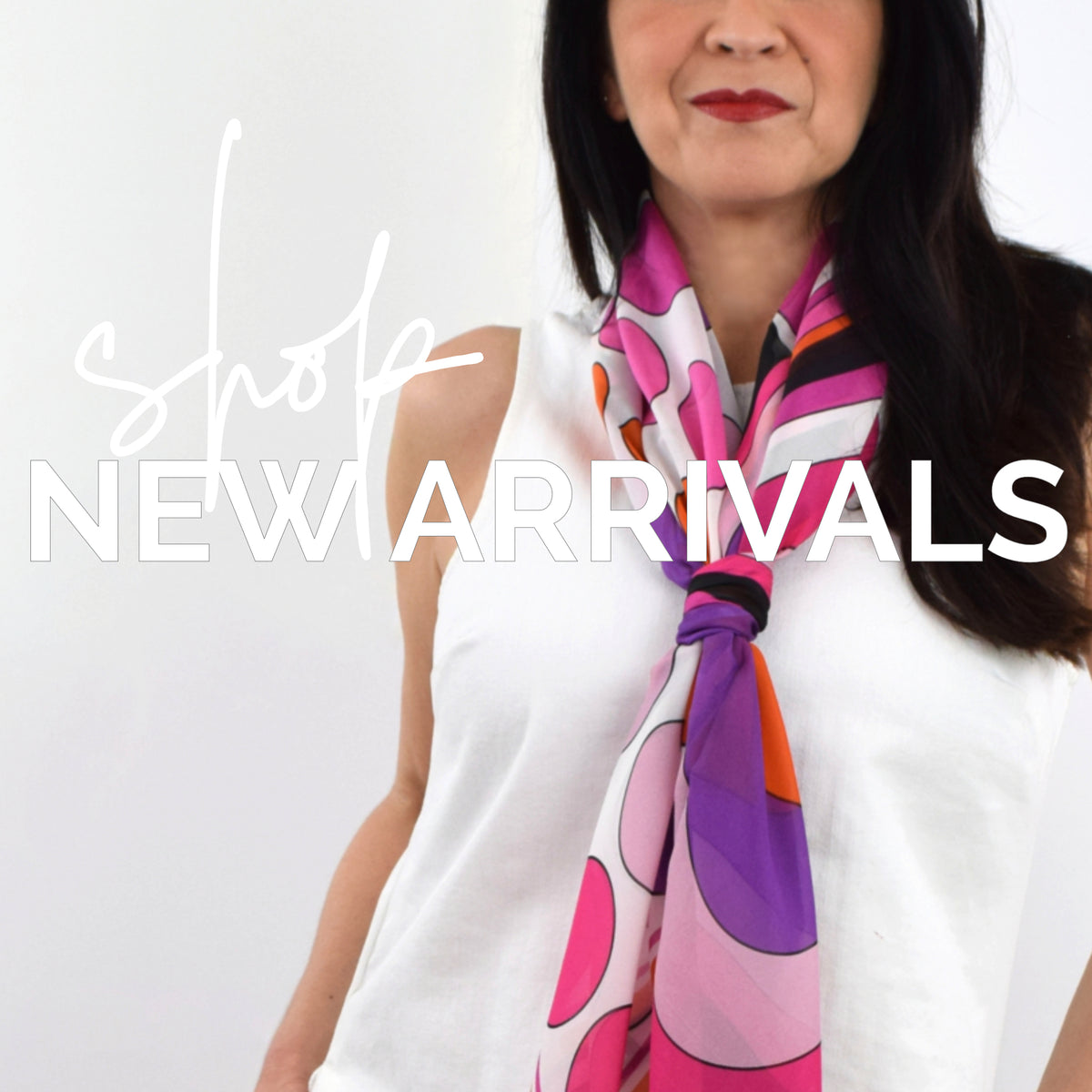 Silk Scarf New Arrivals | THERESA DELGADO