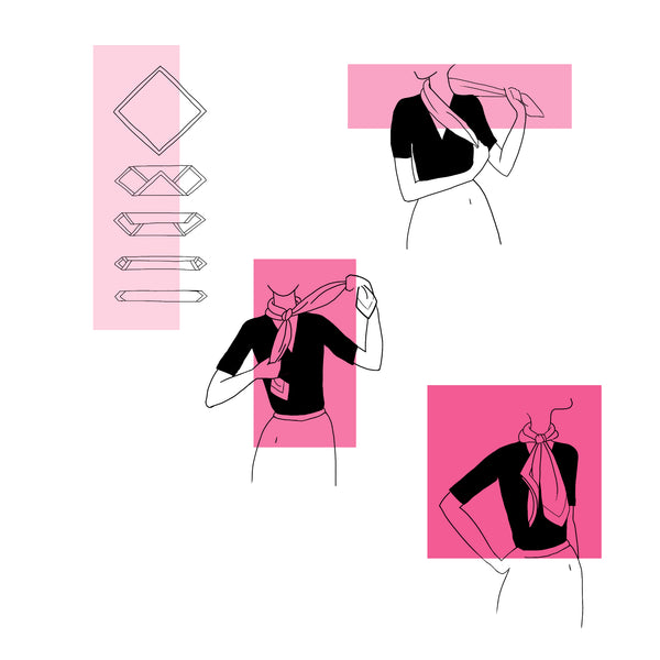How to Wear Large Silk Scarf | THERESA DELGADO