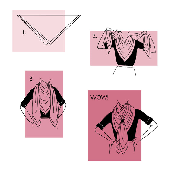 How to Wear Large Scarf | How to Tie a Scarf