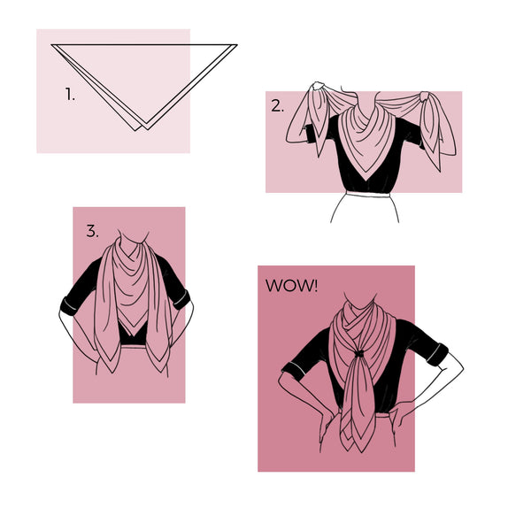 How to Wear Large Scarf | How to Tie a Scarf