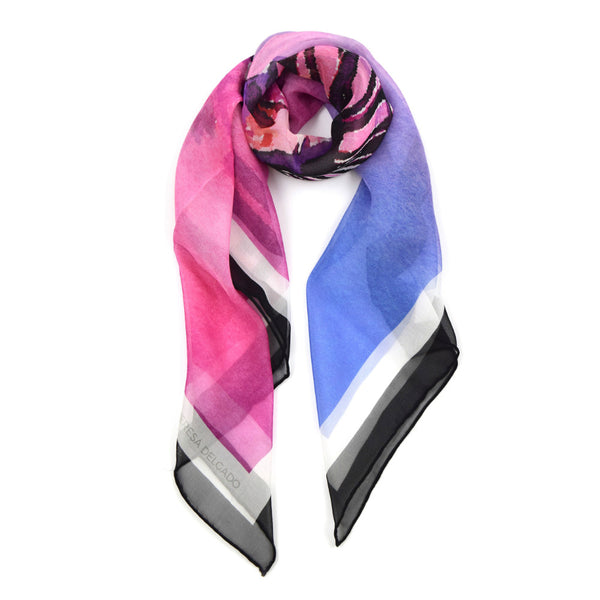 Evening Stroll Silk Scarf 35