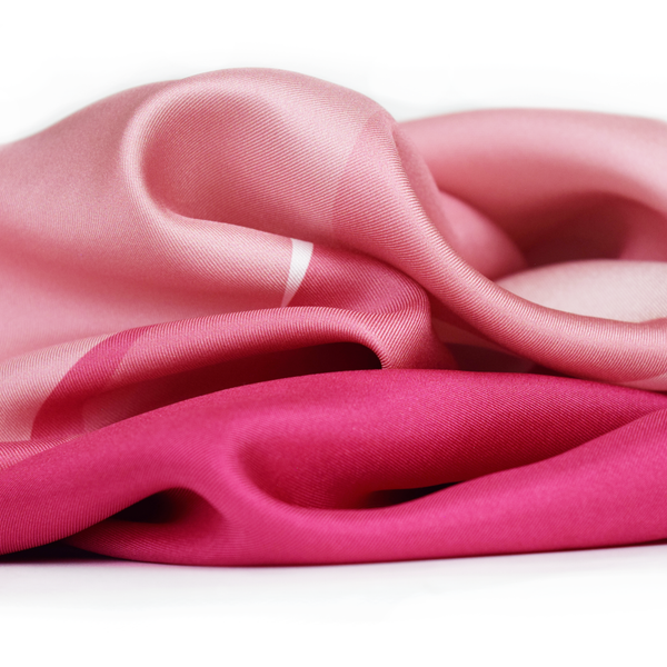 Pink Silk Scarf Ojai 35 | THERESA DELGADO