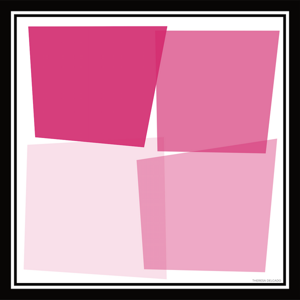 Pink Silk Scarf Ojai 35 | THERESA DELGADO