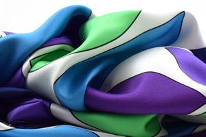 Introducing the Half Moon Bay Silk Scarf 54: The Perfect Accessory for Effortless Elegance!