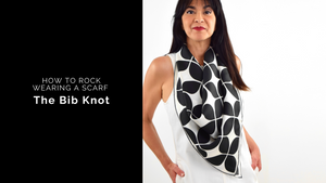 How to Wear a Scarf: The Bib Knot
