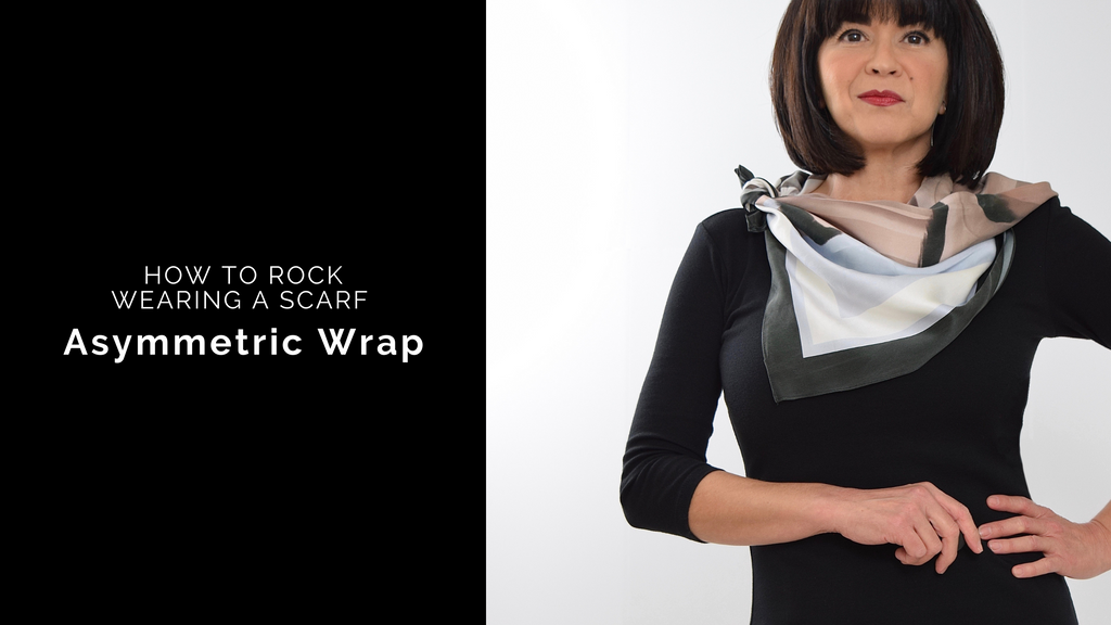 How to Wear a Scarf: The Asymmetric Wrap