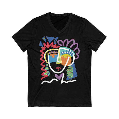 Frances Original Abstract Portrait Art T-Shirt