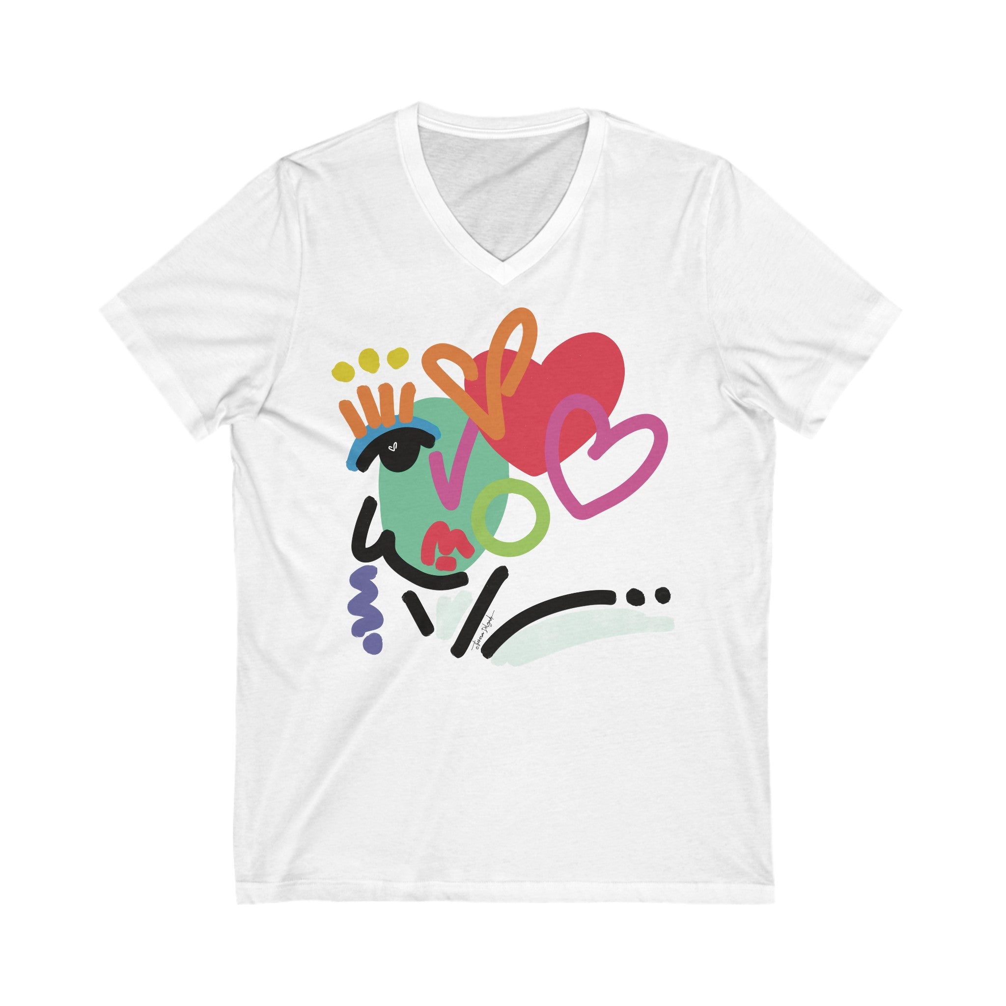 Grace Original Abstract Portrait Art T-Shirt