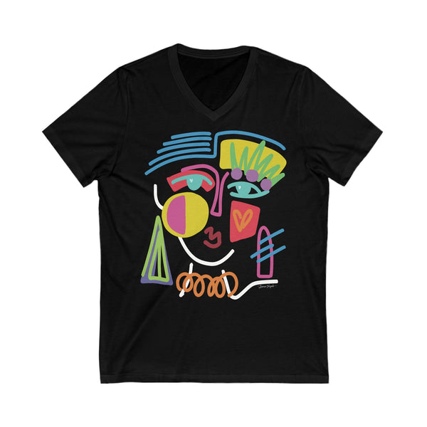 Iris Original Abstract Portrait Art T-Shirt S16