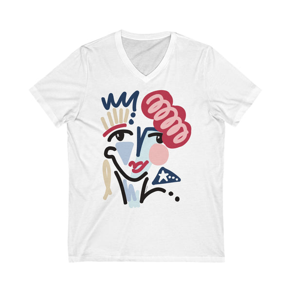 Ava unique abstract portrait t-shirt