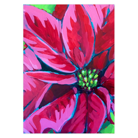 Poinsettia Card