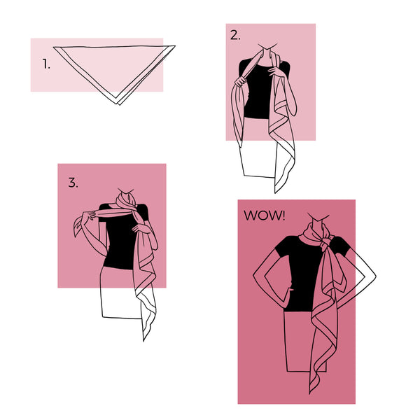 How to Wear a Square Scarf | THERESA DELGADO