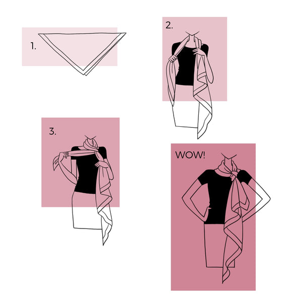 How to Wear Large Scarf | How to Tie a Scarf