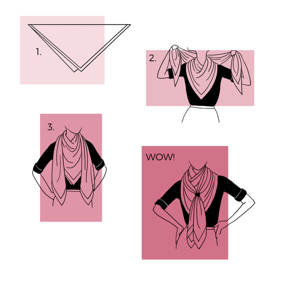 How to Tie a Silk Scarf | THERESA DELGADO