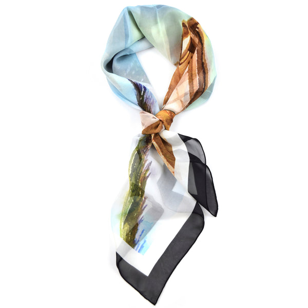 (Wholesale) Steps to Paradise Silk Scarf 35