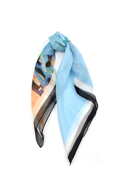 On the Lookout Silk Scarf 35