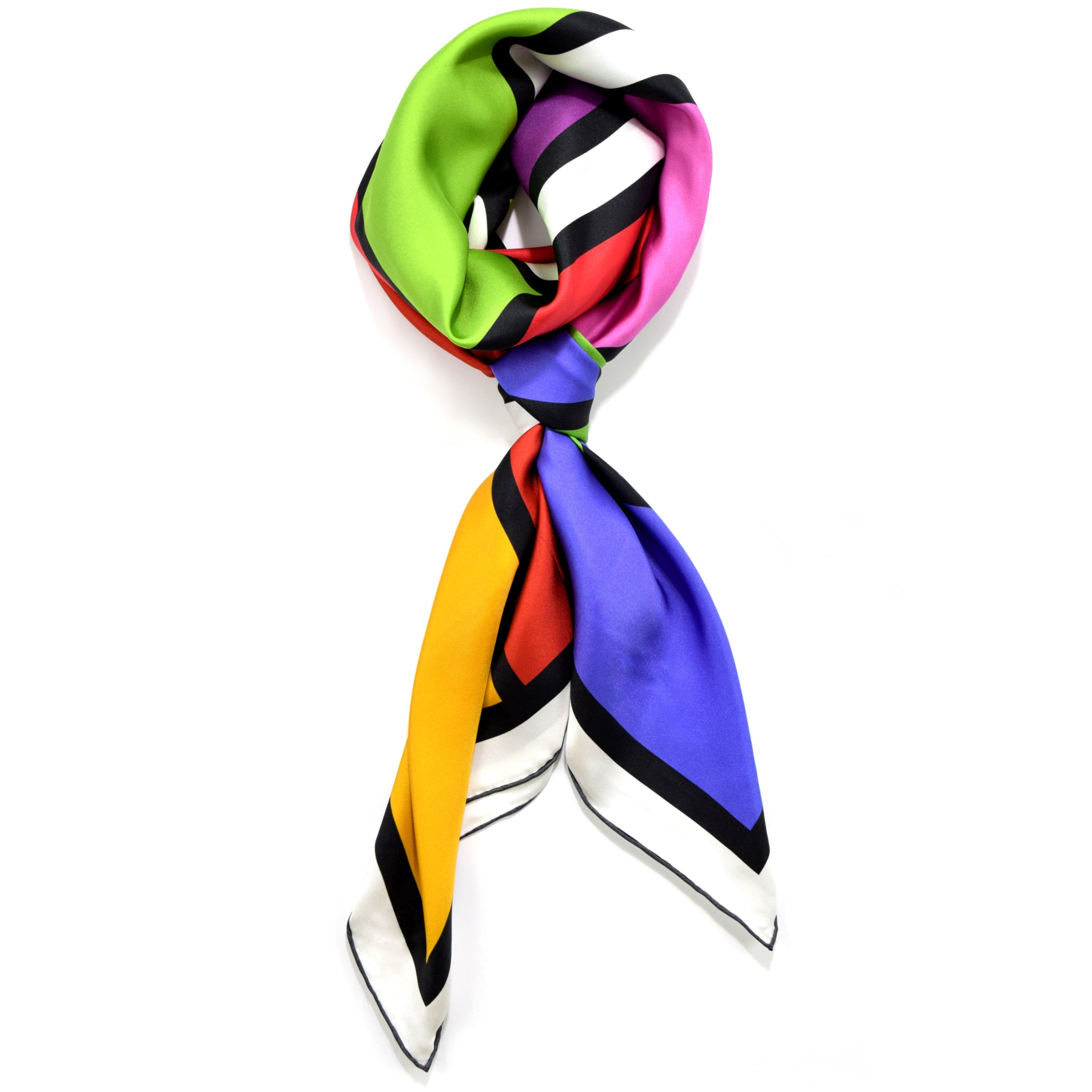 スカーフ destin FW22 60x190 SCARF (MILSTC B YELLOW RED BLUE) Amazon.com: France - 8