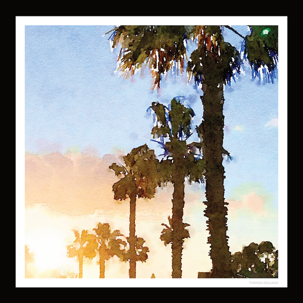 The Palms Scarf No. 1 | Bring California Home Scarf Collection